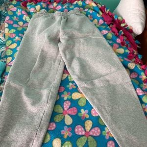 Grey Hanes Sweatpants Boys